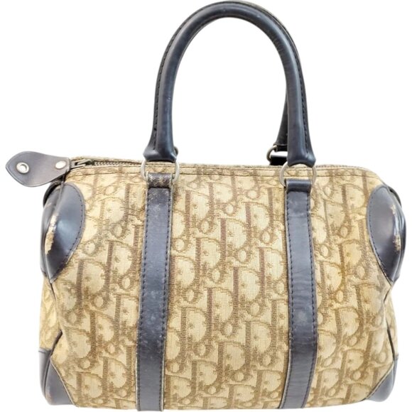128303BQ (L4) Christian Dior Hand Bag Brown Canvas - Picture 1 of 9